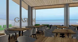 Bergrestaurant Innenansicht © Hasenauer.Architekten